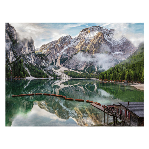 Puzzle paysages italiens lac de Braies, 1500 pcs.