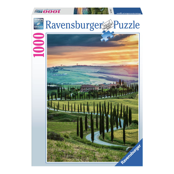 Puzzle Italienische Landschaften Val D'Orcia, Toskana, 1000 Teile.