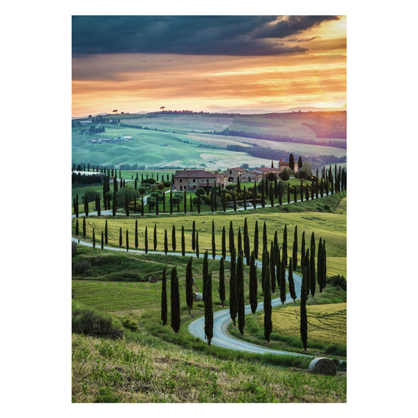 Puzzle Italienische Landschaften Val D'Orcia, Toskana, 1000 Teile.