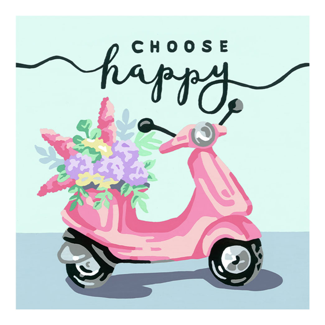 CreArt Peinture par numéros – Choisissez Happy