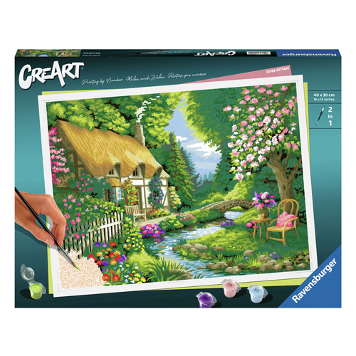 CreArt Peinture par numéros – Jardin de chalet