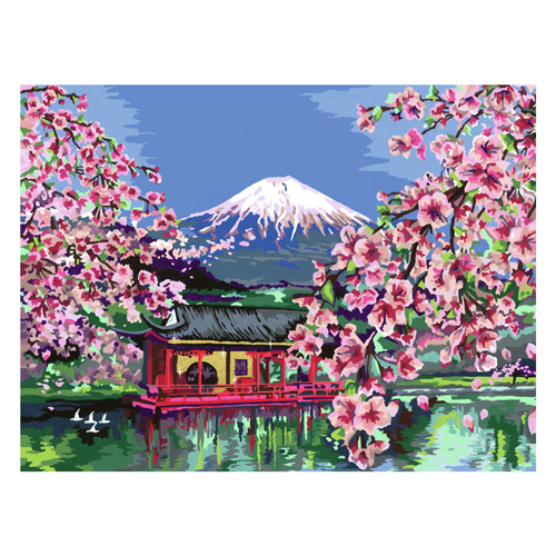 CreArt Schilderen op Nummer - Japanese Cherry Blossom