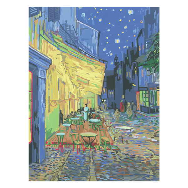 CreArt Peinture par numéros – Terrasse de café Van Gogh