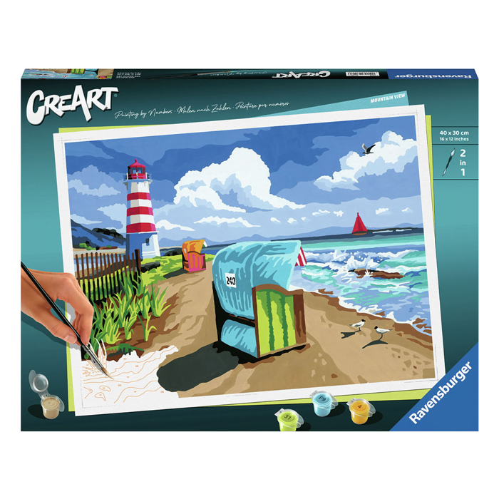 CreArt Peinture par numéros – Vacances sur la mer Baltique