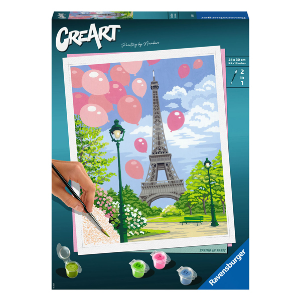 CreArt Peinture par numéros - Printemps à Paris