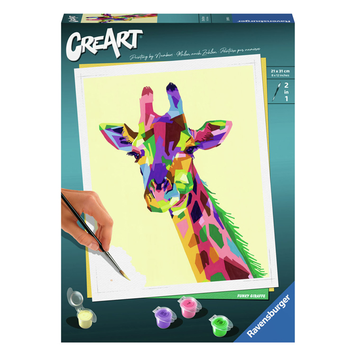 CreArt Peinture par numéros - Girafe