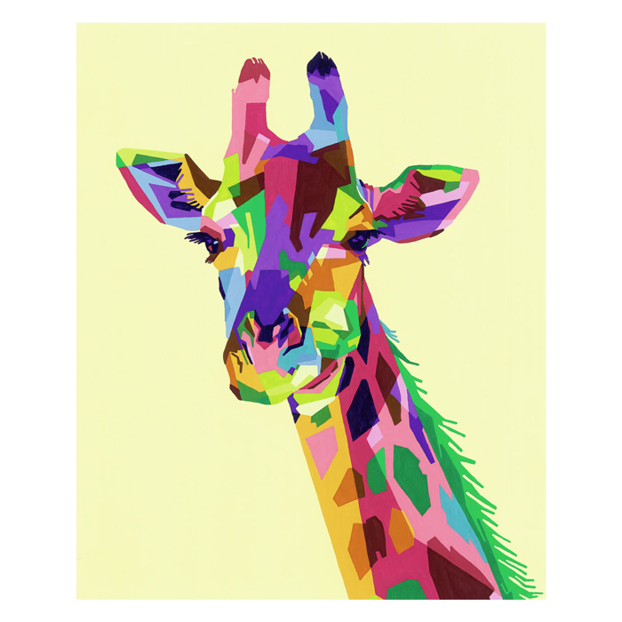 CreArt Peinture par numéros - Girafe