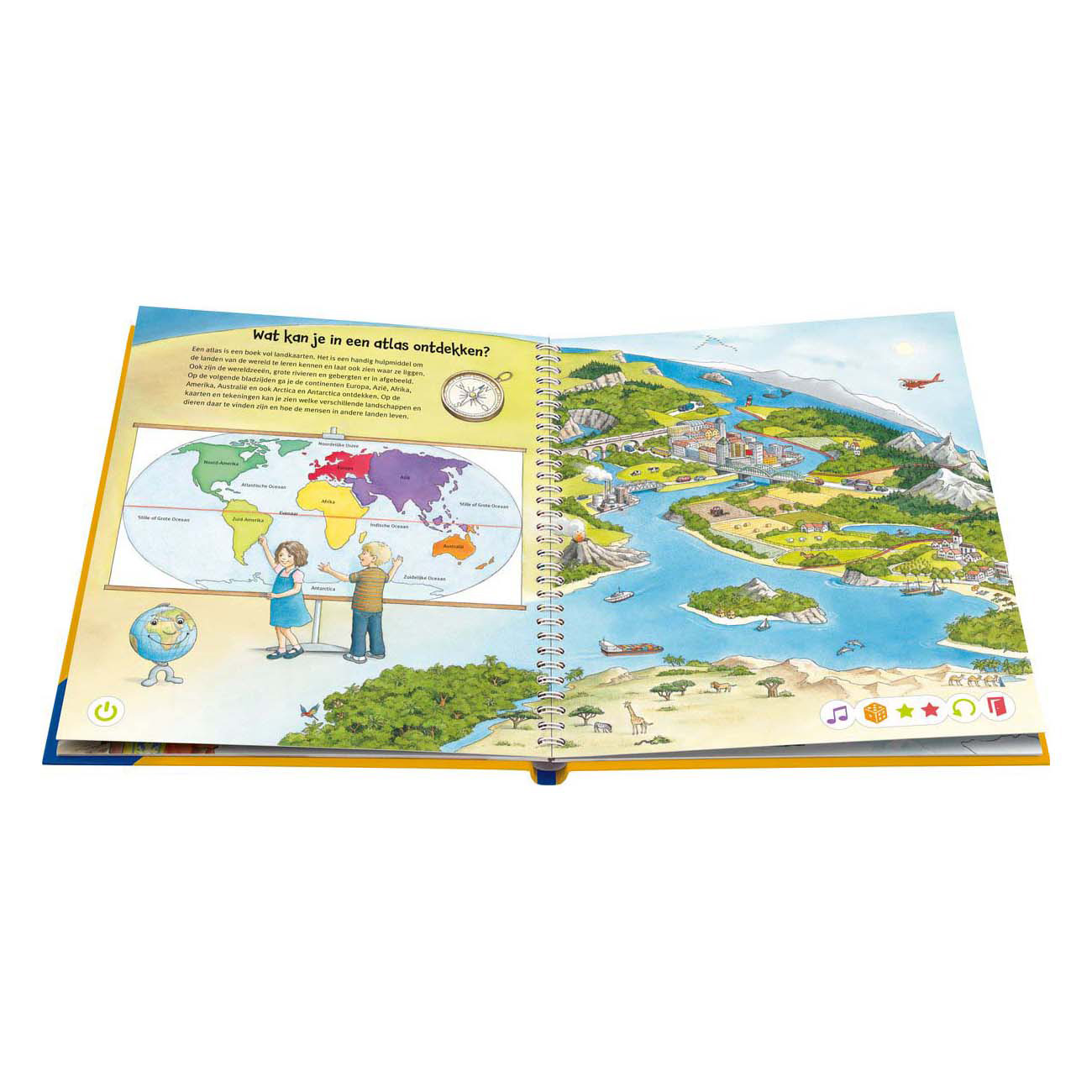 Tiptoi Boek De Wereldatlas