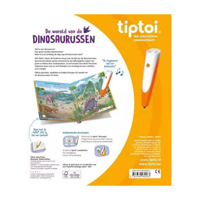 Tiptoi Boek Wij Ontdekken De Dinosaurussen