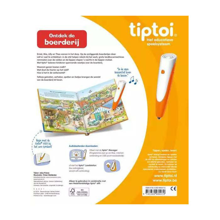 Tiptoi Boek Ontdek De Boerderij