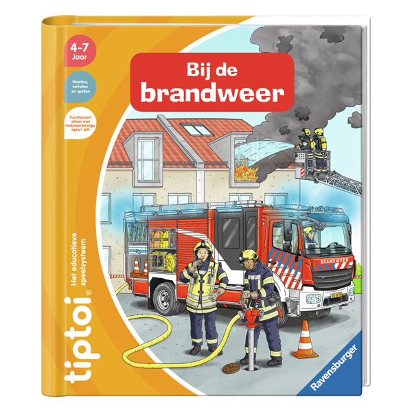 Livre Tiptoi aux pompiers