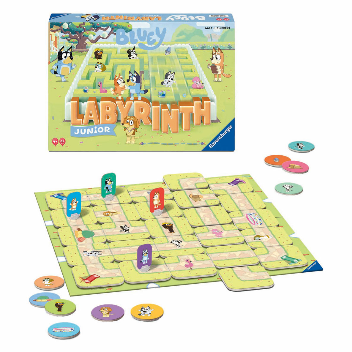 Junior Labyrinth Bordspel Bluey