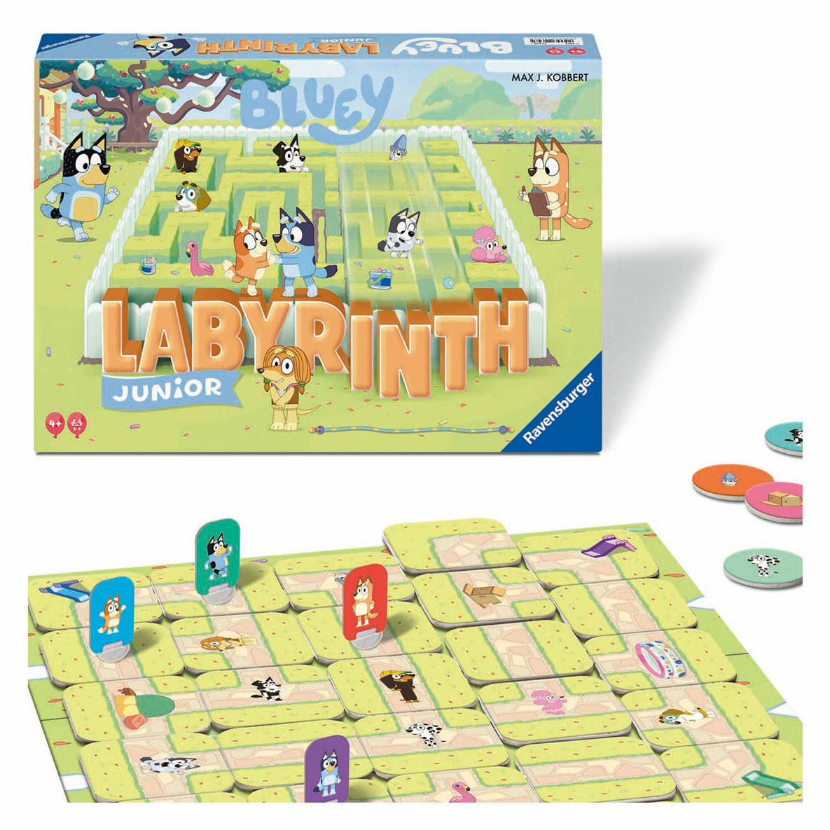 Junior Labyrinth Bordspel Bluey