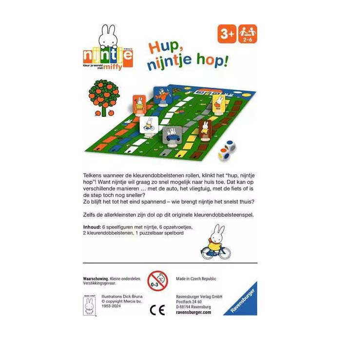 Ravensburger Hup Nijntje Hop Kleurendobbelsteenspel