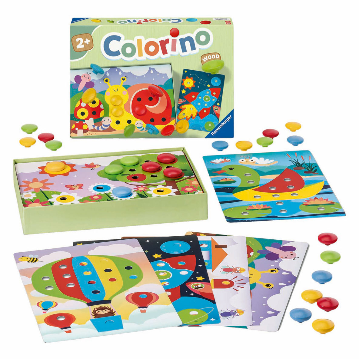 Mein hölzernes Colorino-Kinderspiel