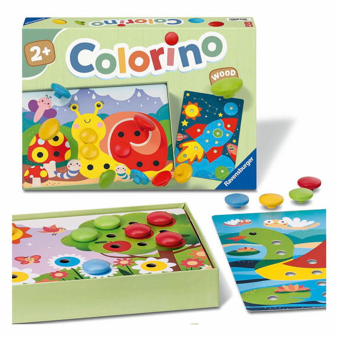 Mein hölzernes Colorino-Kinderspiel