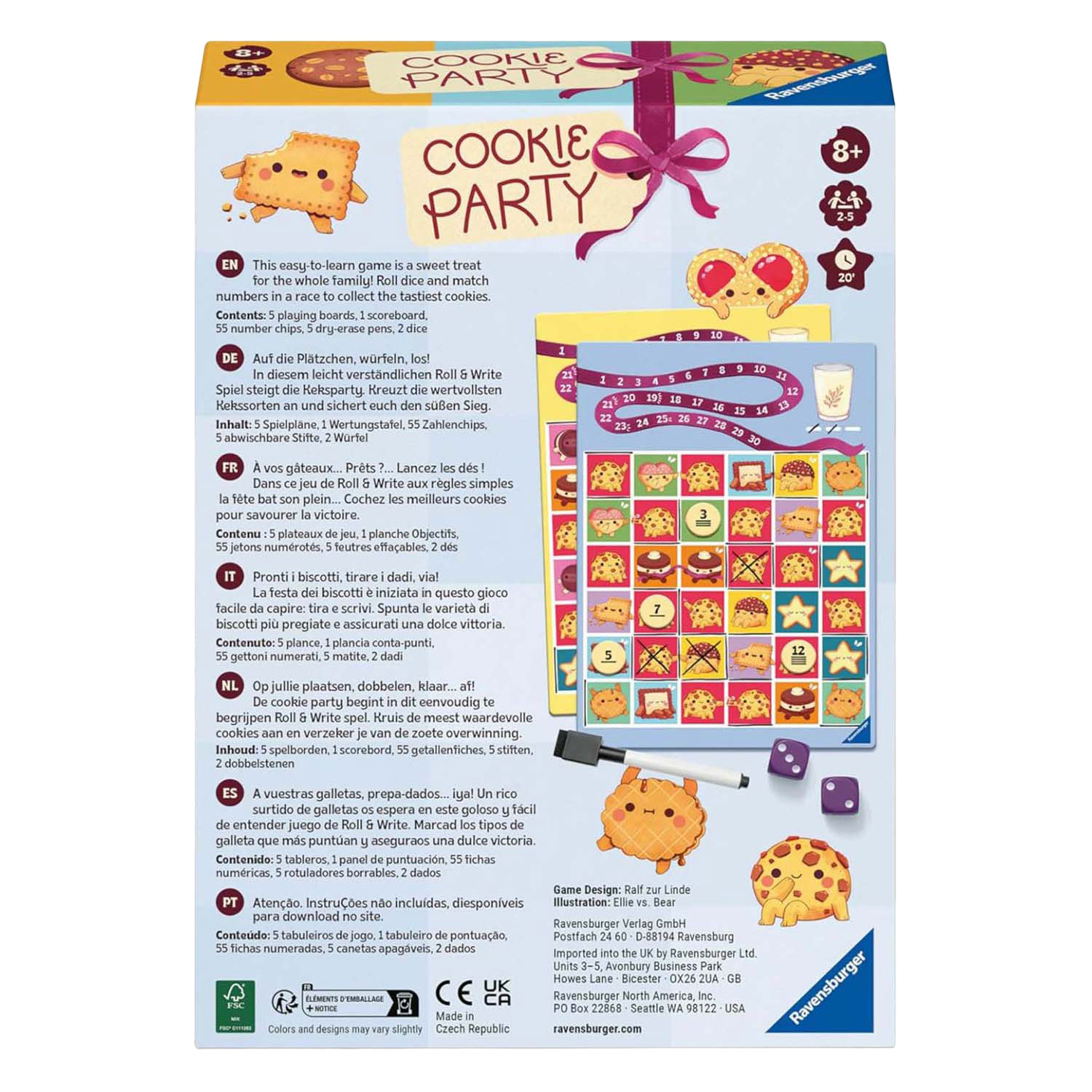 Cookie Party - Roll & Write Spel