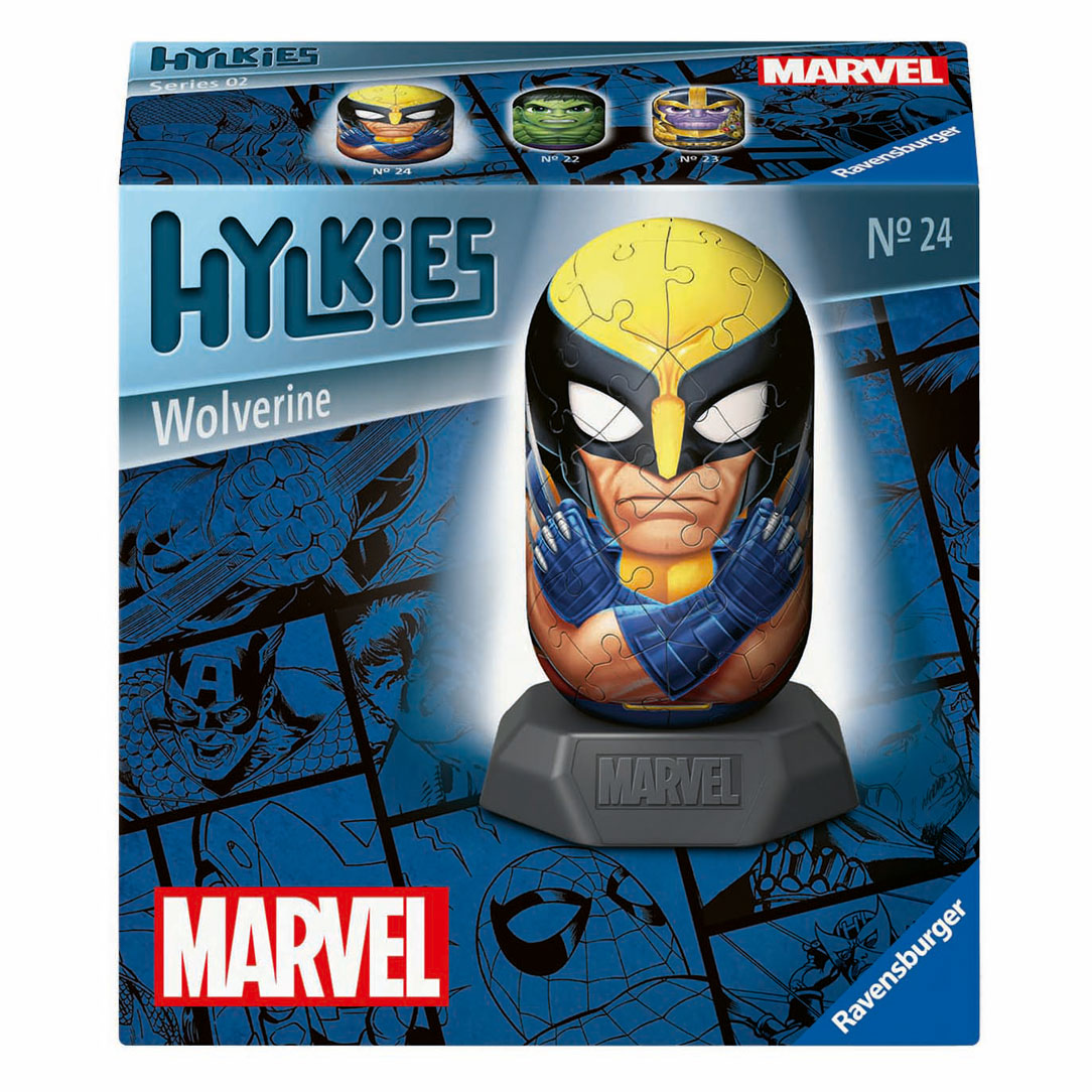 3D Puzzel Hylkies Marvel Wolverine, 54st.