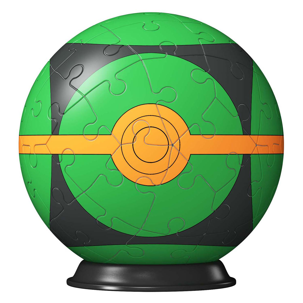 3D Puzzelbal Pokémon Pokébal Groen, 54st.