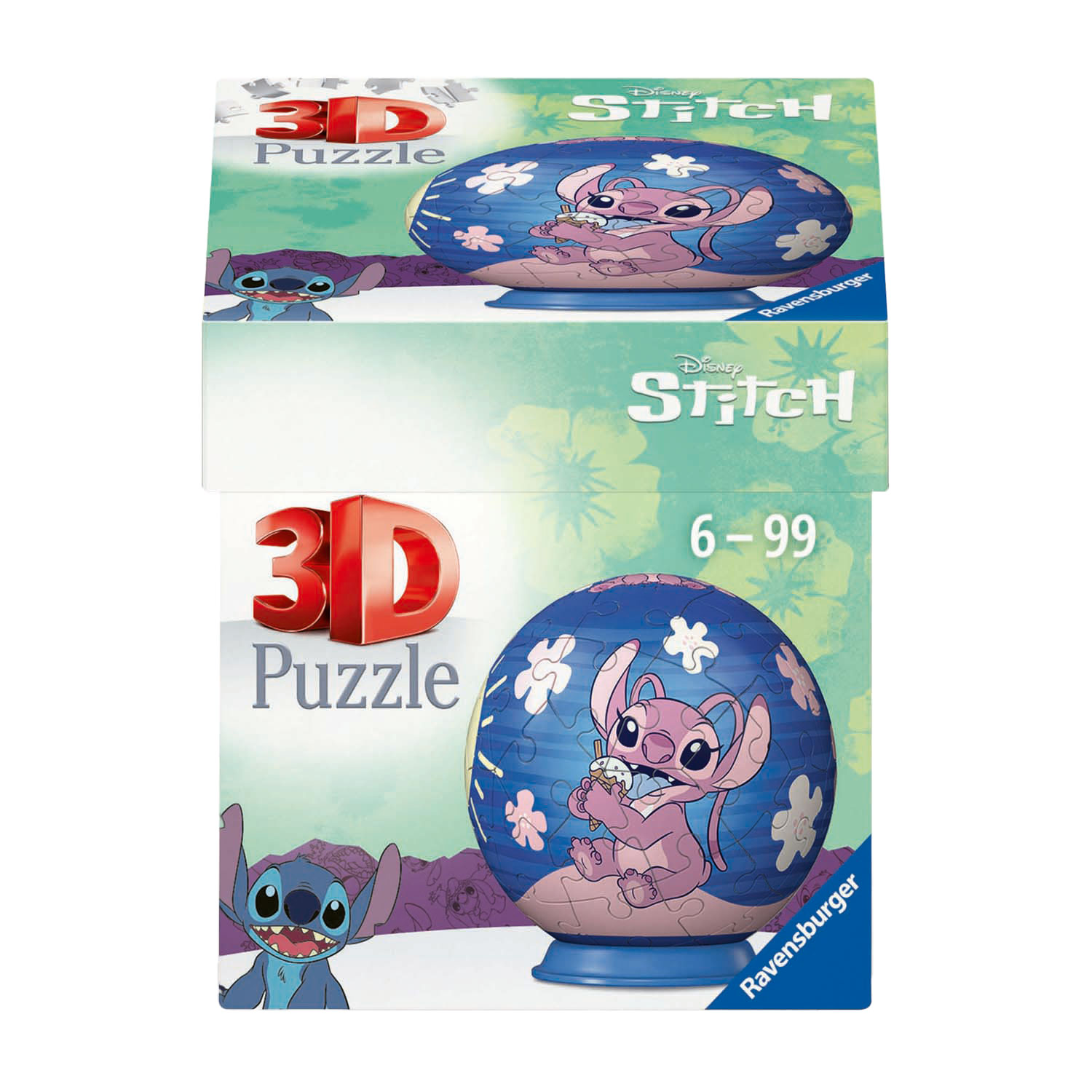 3D Puzzelbal Stitch Angel, 54st.