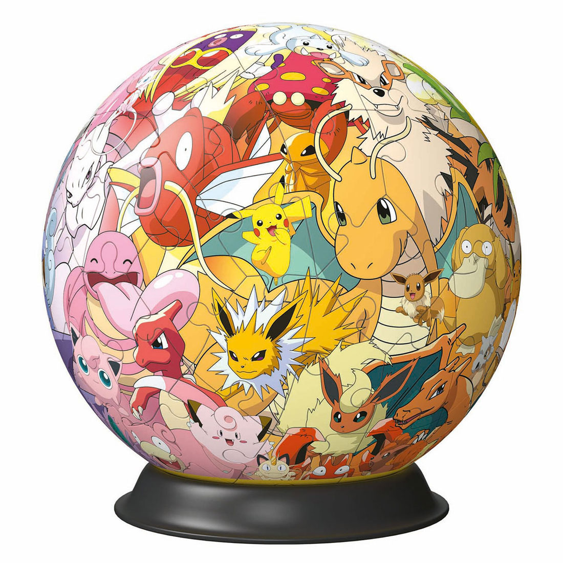 3D Puzzelbal Pokémon Karakters, 54st.