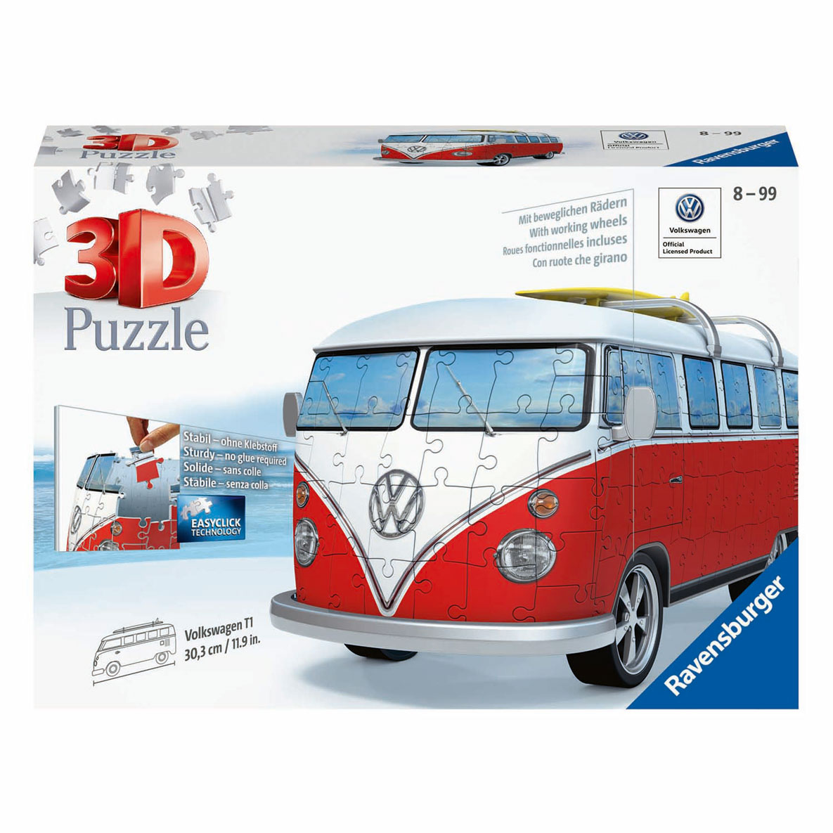 Puzzle 3D Volkswagen Bulli T1