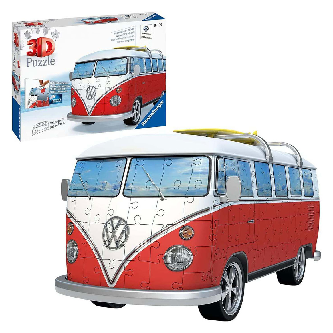 Puzzle 3D Volkswagen Bulli T1