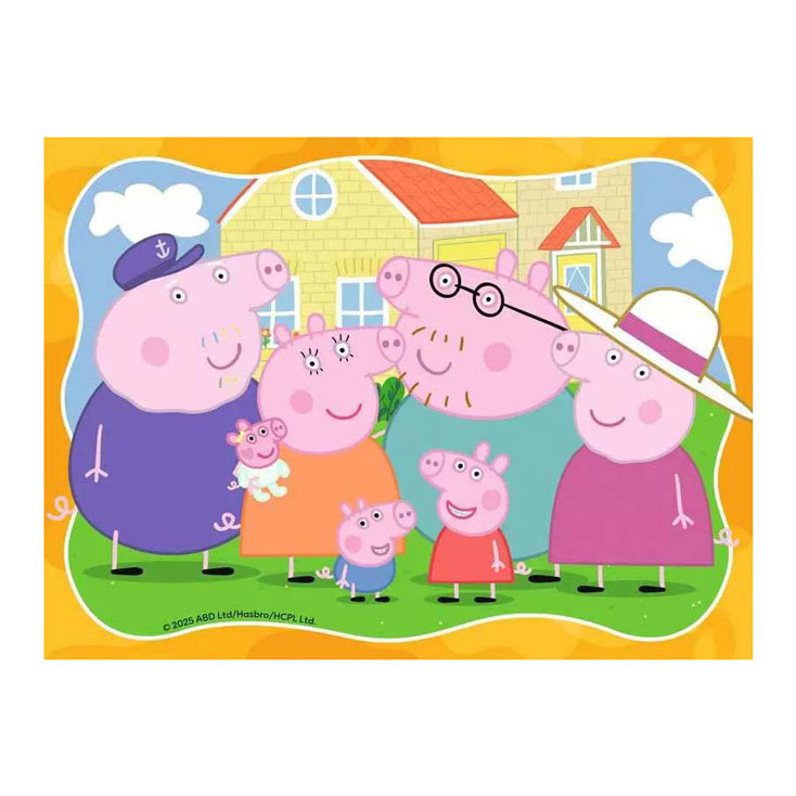 Puzzle 4 en 1 Peppa Pig