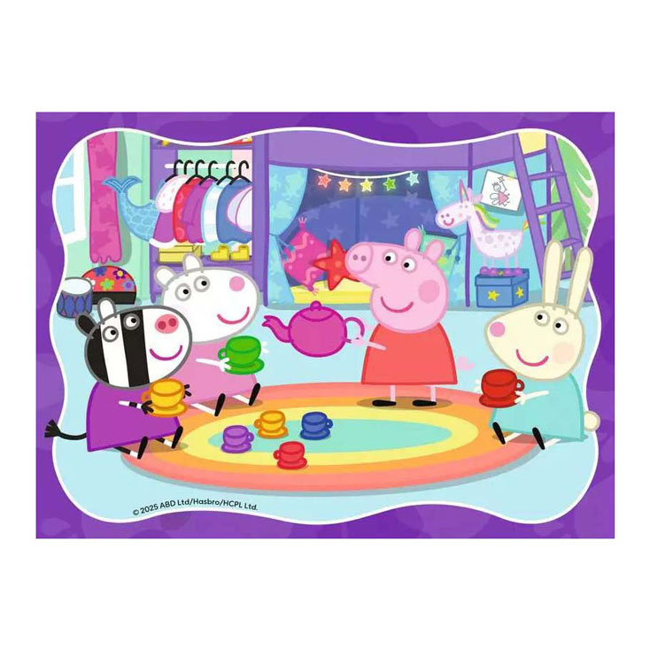 Puzzle 4 en 1 Peppa Pig