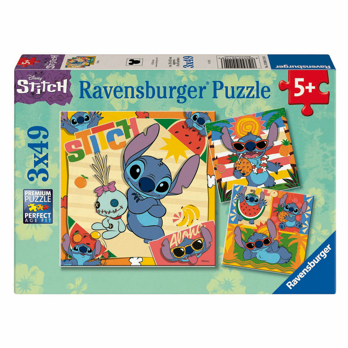 Legpuzzel Disney Stitch, 3x49st.