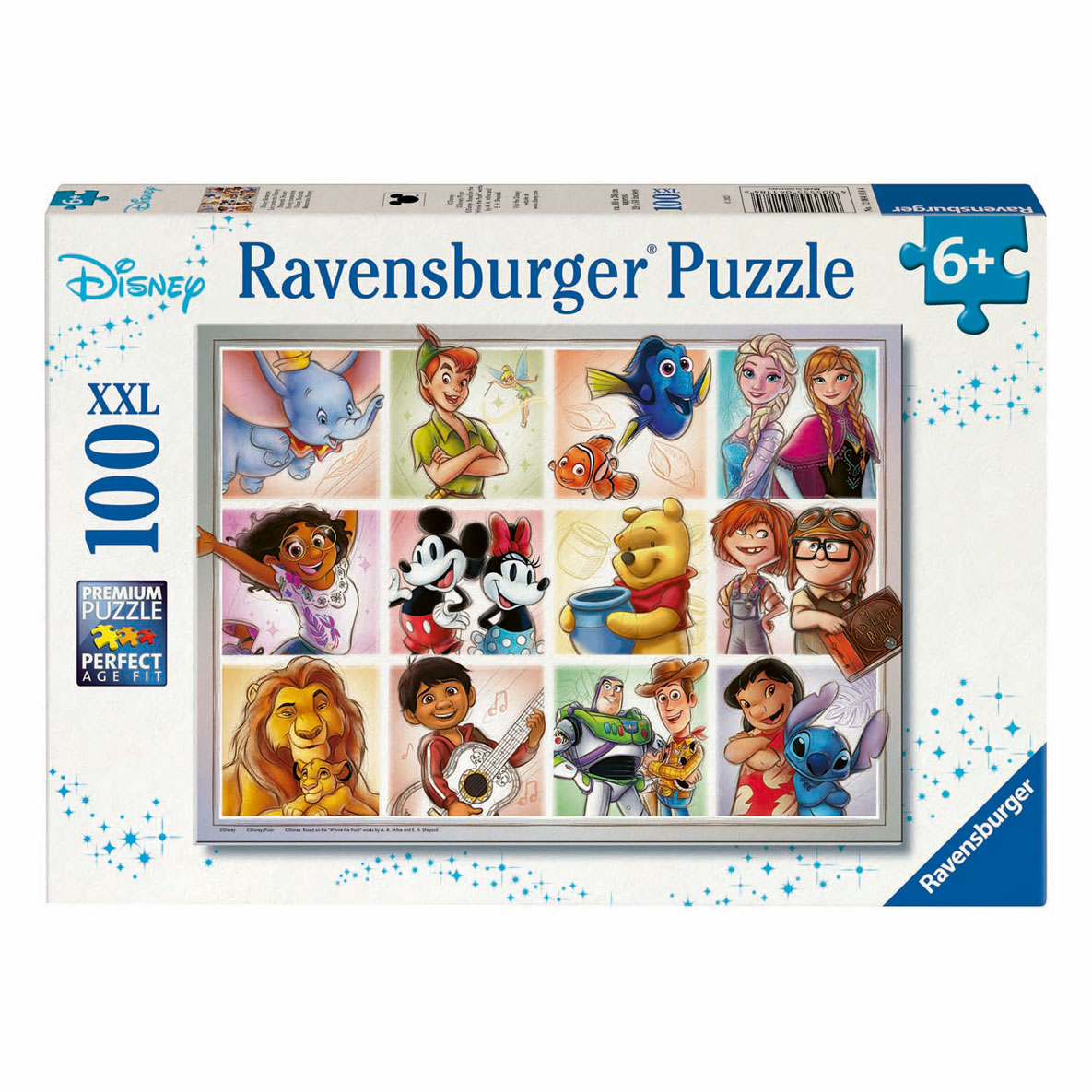 Legpuzzel XXL Disney Karakters, 100st.