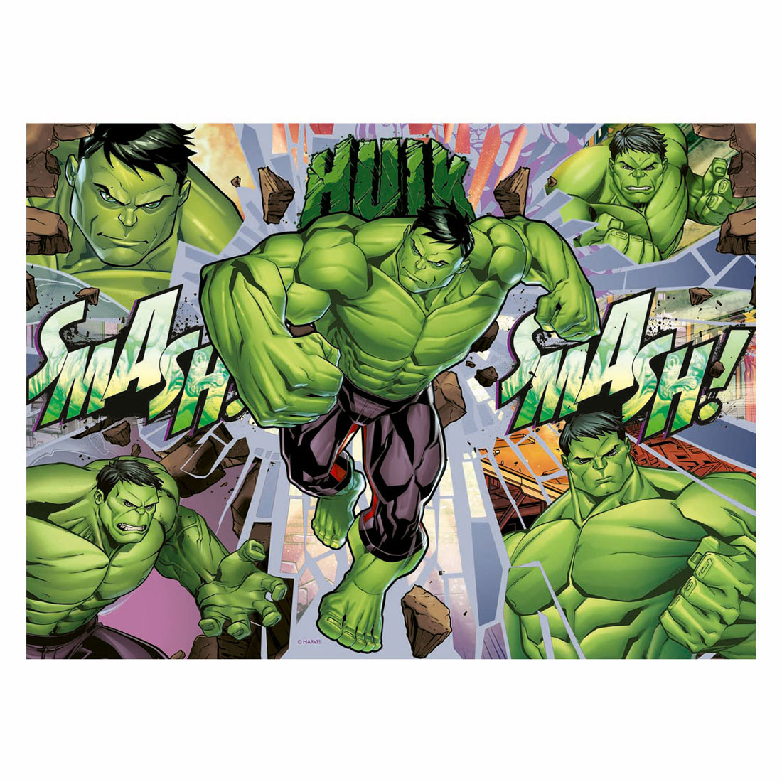 Puzzle XXL Marvel Hulk, 100 Teile.