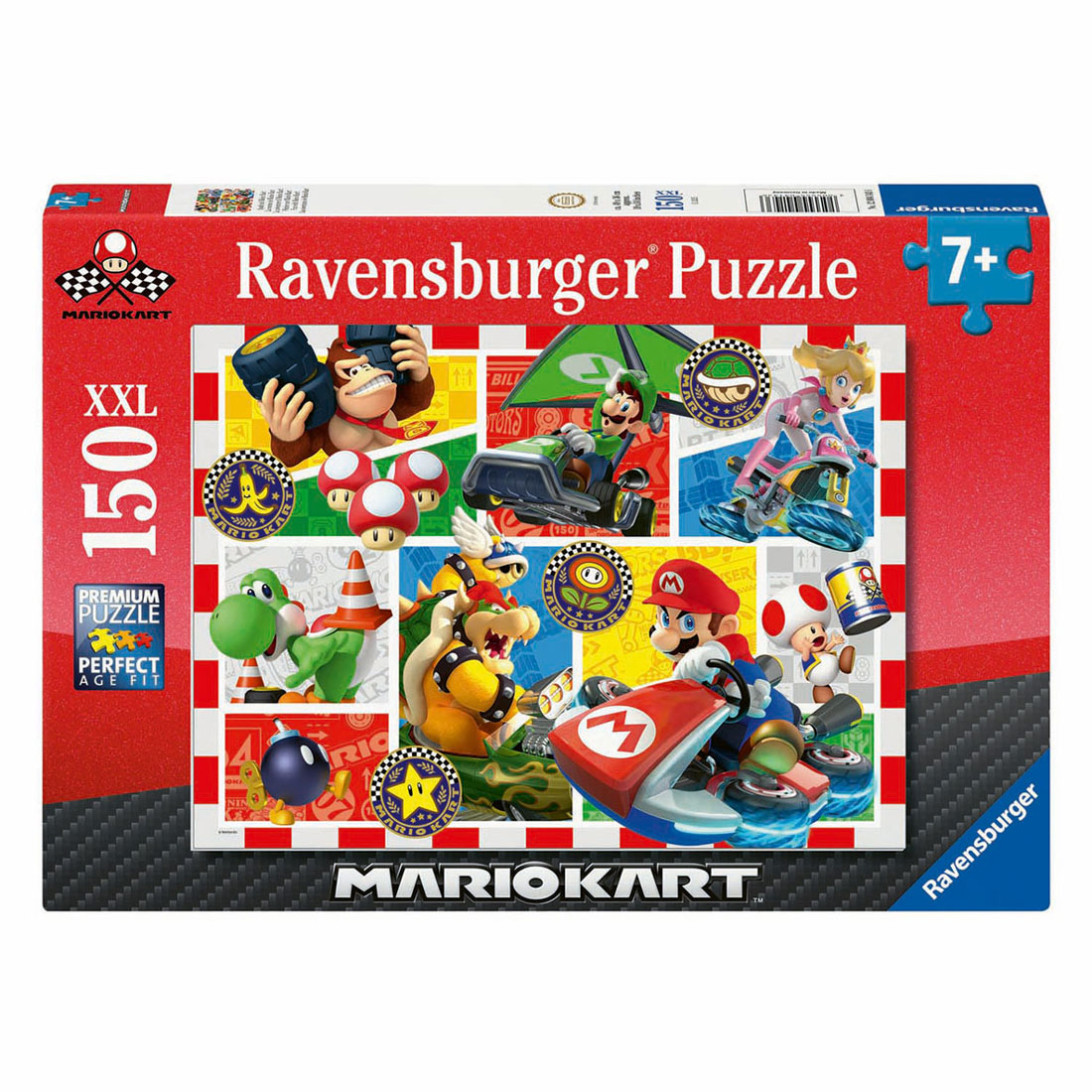 Puzzle XXL Mario Kart, 150 Teile.