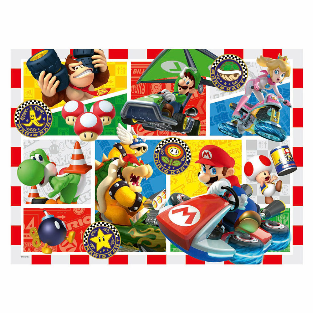 Puzzle XXL Mario Kart, 150 Teile.