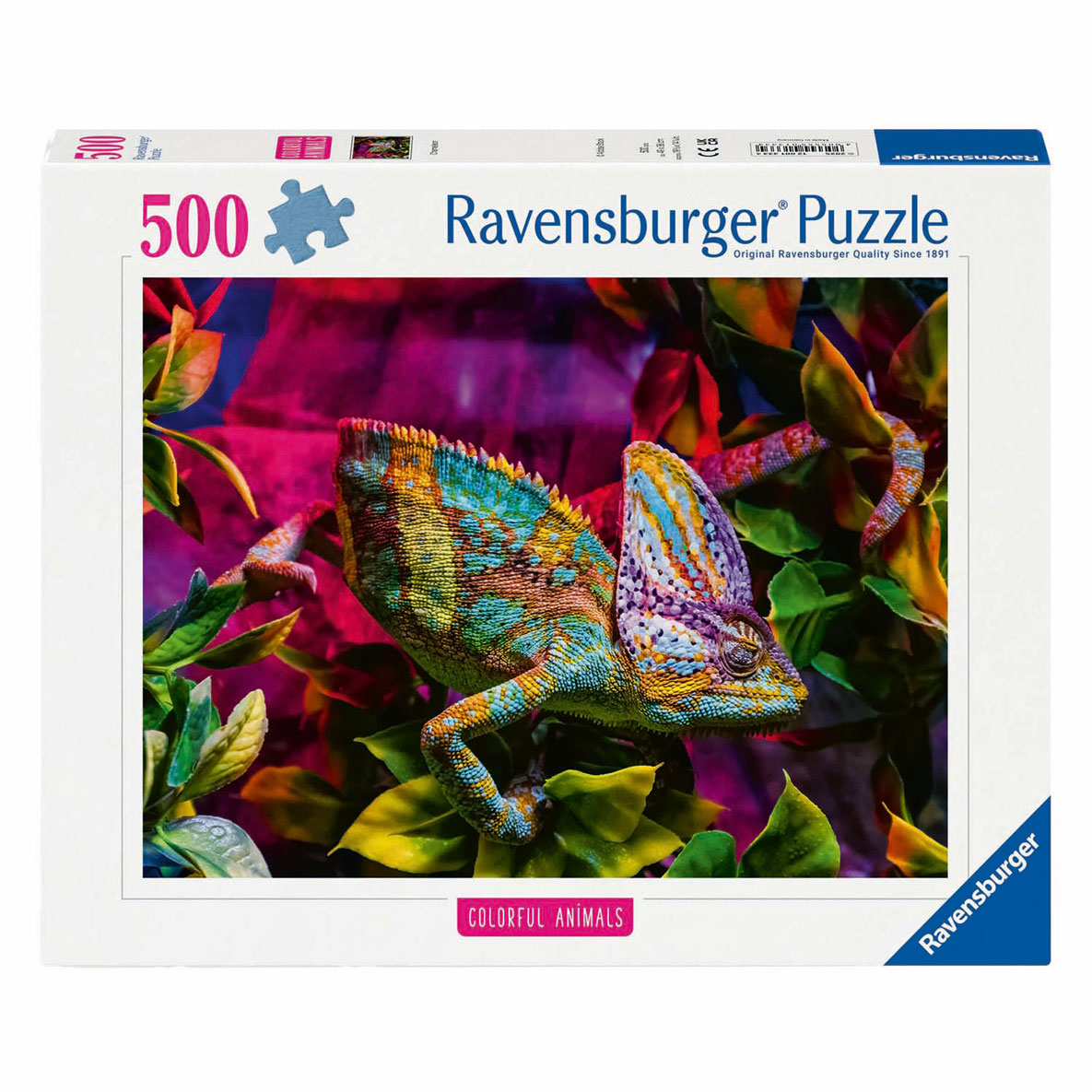 Legpuzzel Colorful Animals Kameleon, 500st.