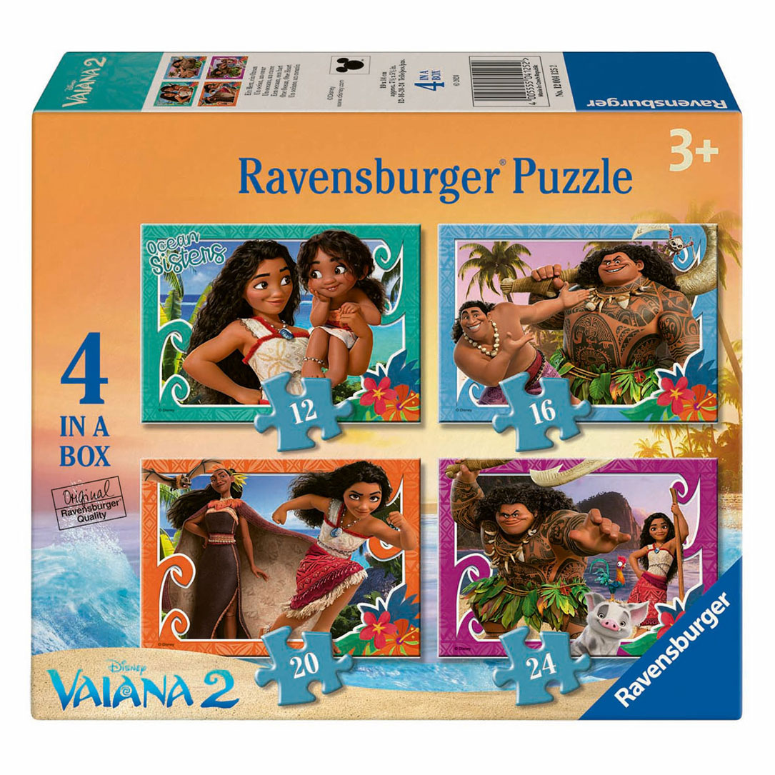 Legpuzzel 4in1 Disney Vaiana 2