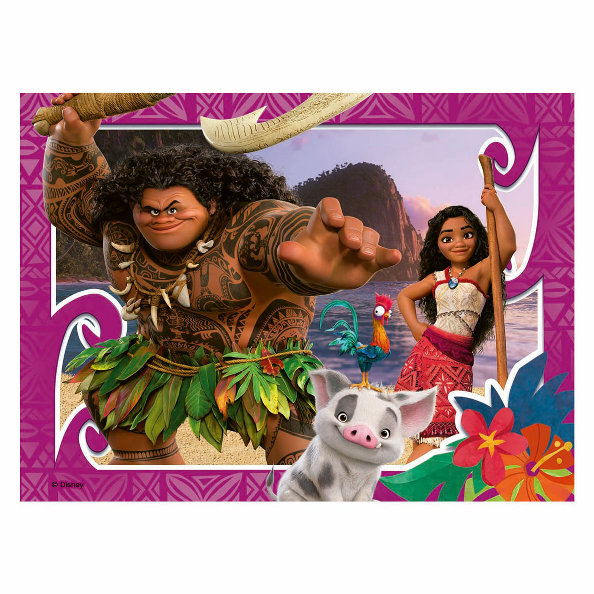 Legpuzzel 4in1 Disney Vaiana 2