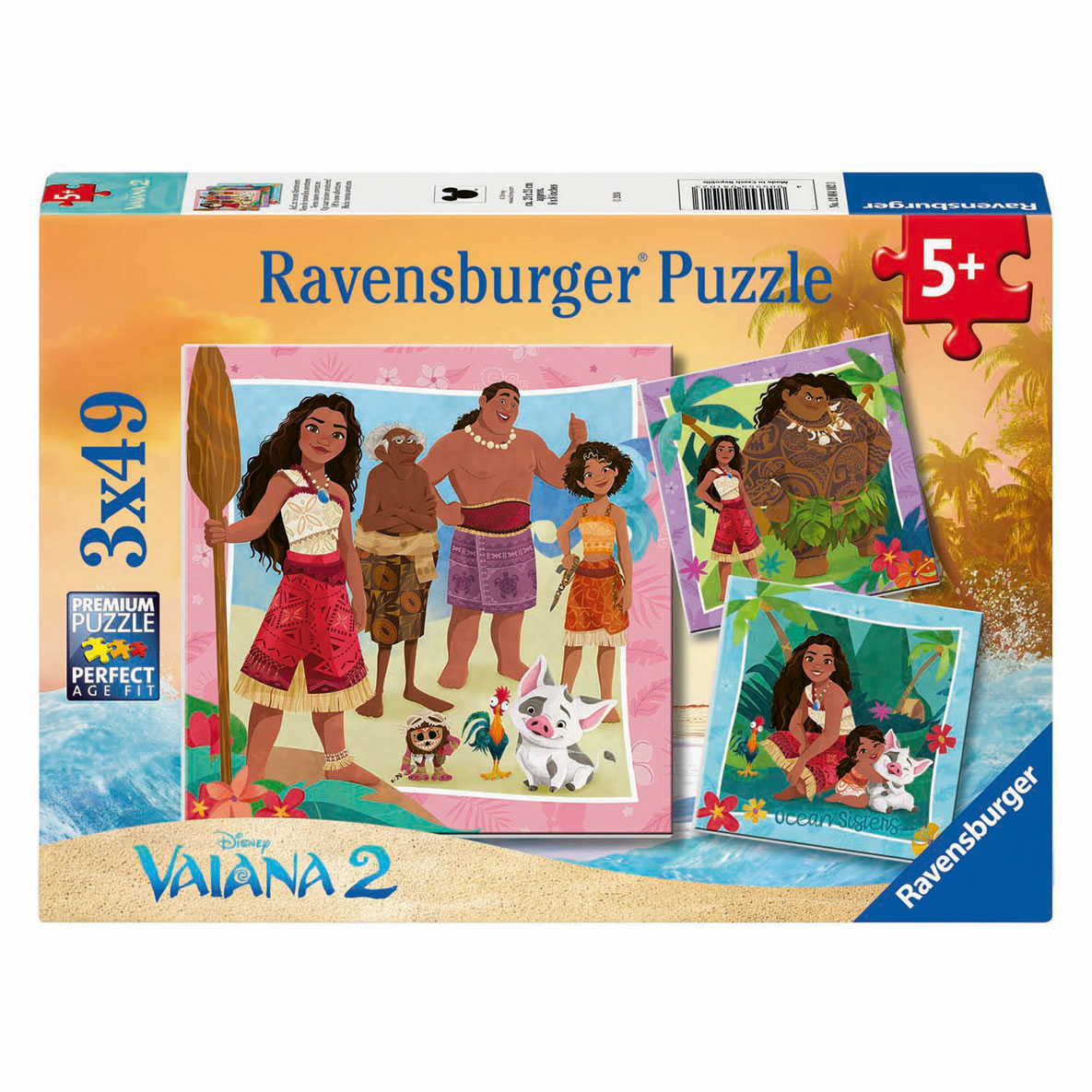 Legpuzzel Disney Vaiana 2, 3x49st.