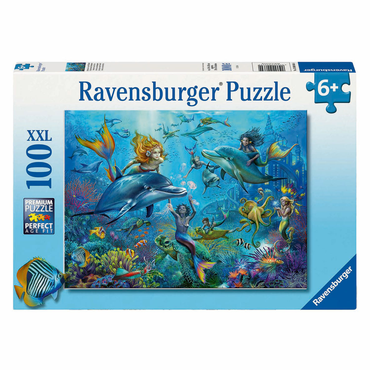 Puzzle XXL Meerjungfrau, 100 Teile.