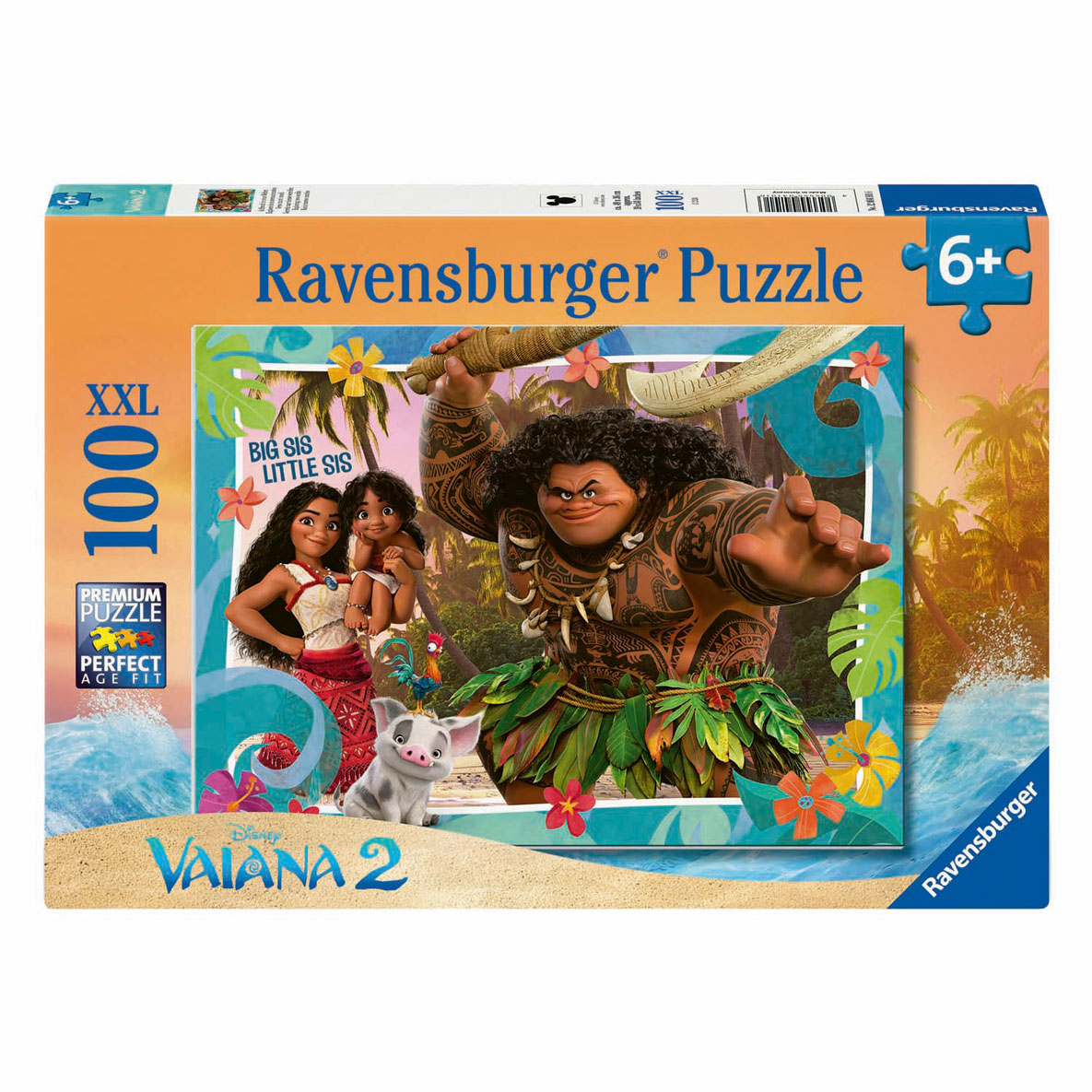 Puzzle XXL Disney Vaiana 2, 100 Teile.