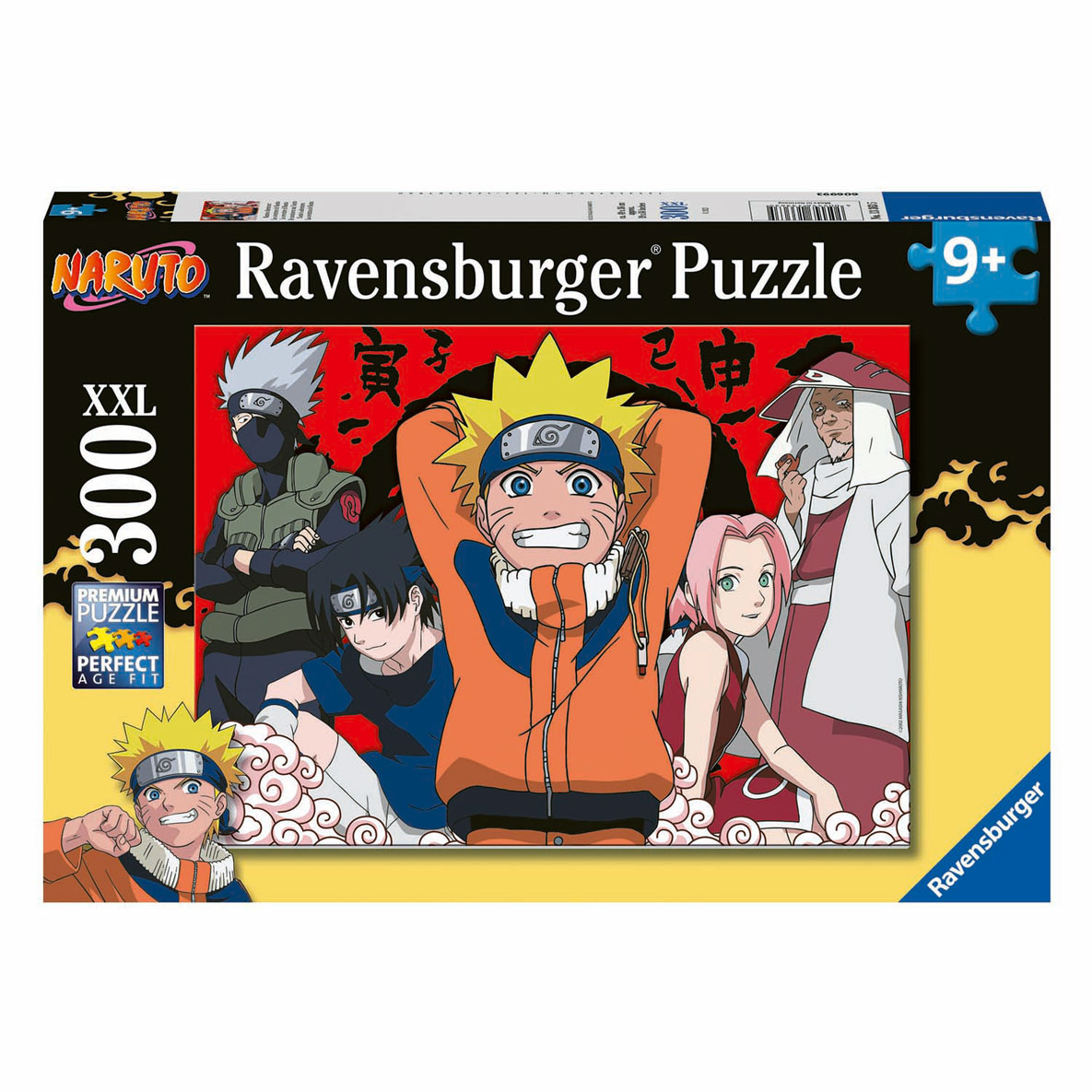 Puzzle Die Abenteuer von Naruto, 300 Teile.