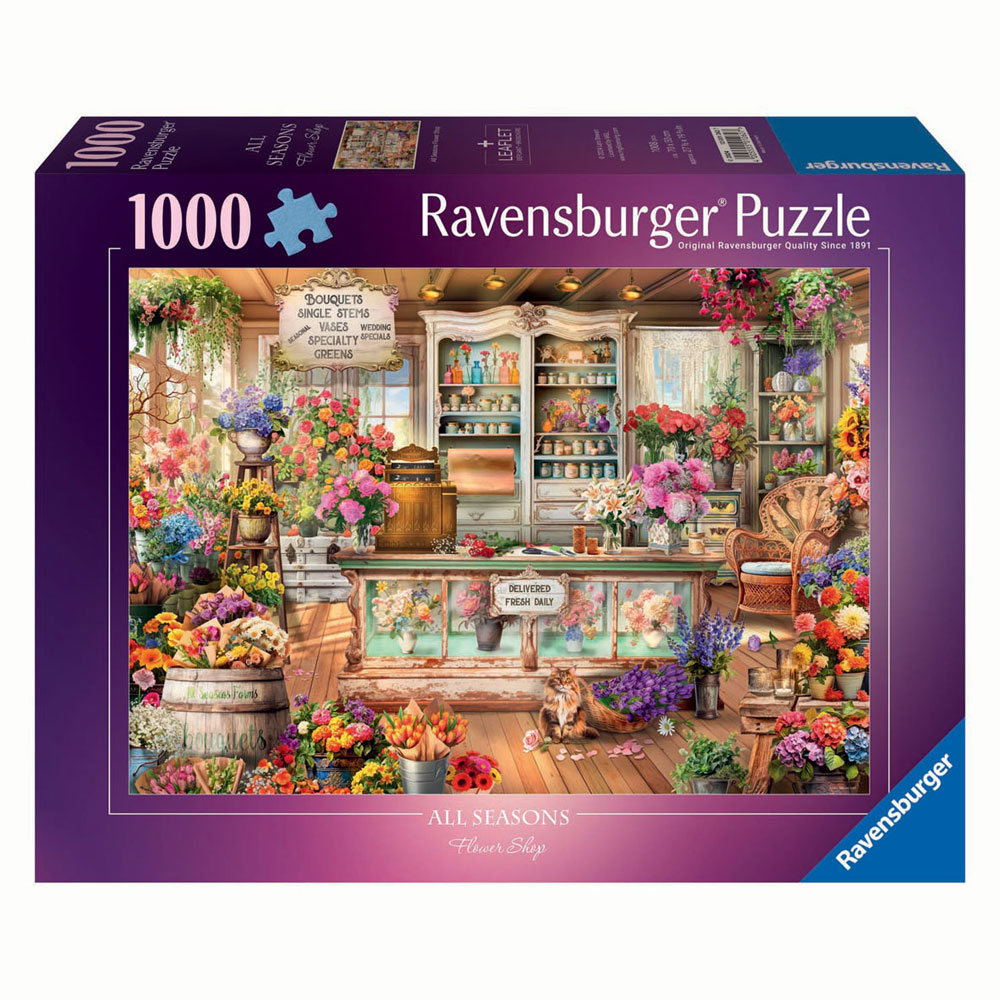 Puzzle All Seasons Flowershop, 1000 pcs.