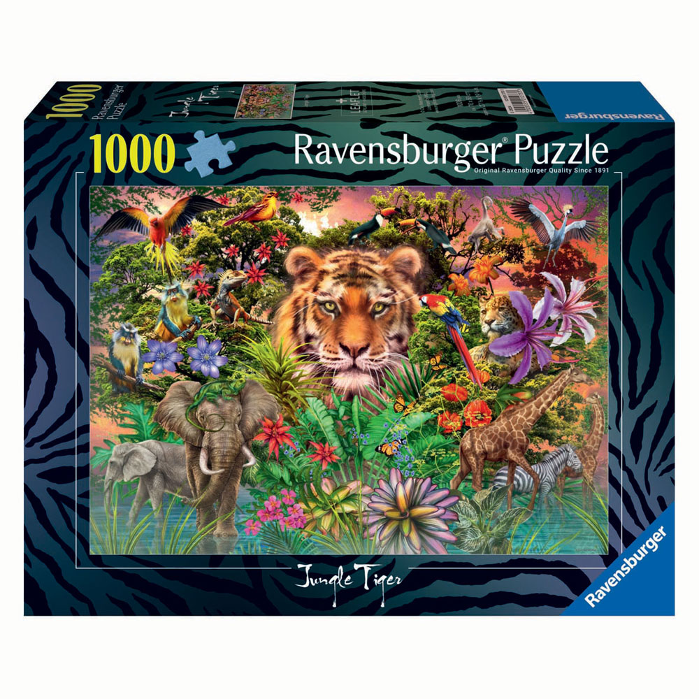 Legpuzzel Jungle Tiger, 1000st.