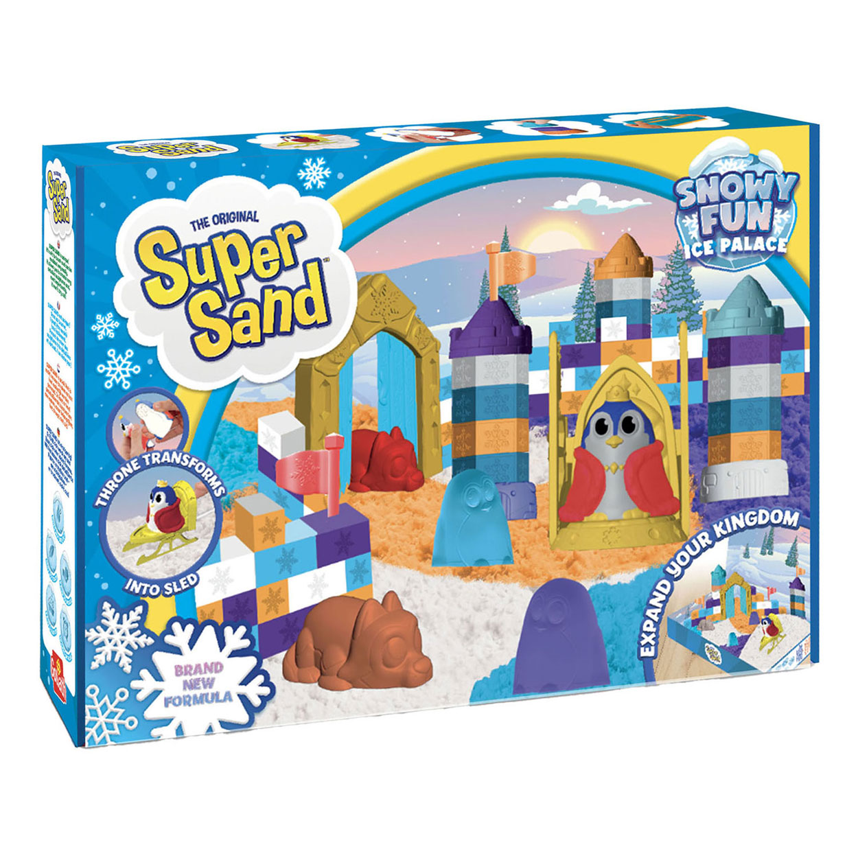 Super Sand- Snowy Fun - Coffret Palais de Glace