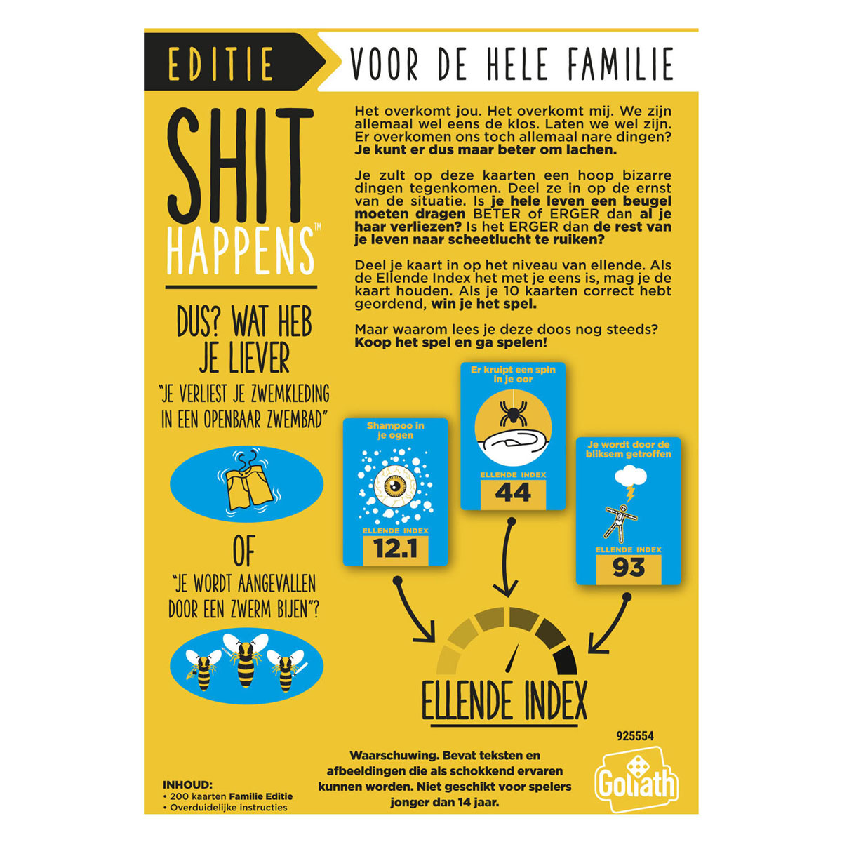 Goliath Shit Happens Familie Editie Kaartspel