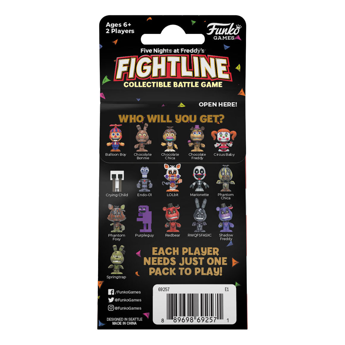 Goliath Funko Five Nights at Freddy's FightLine S1 Kaartspel