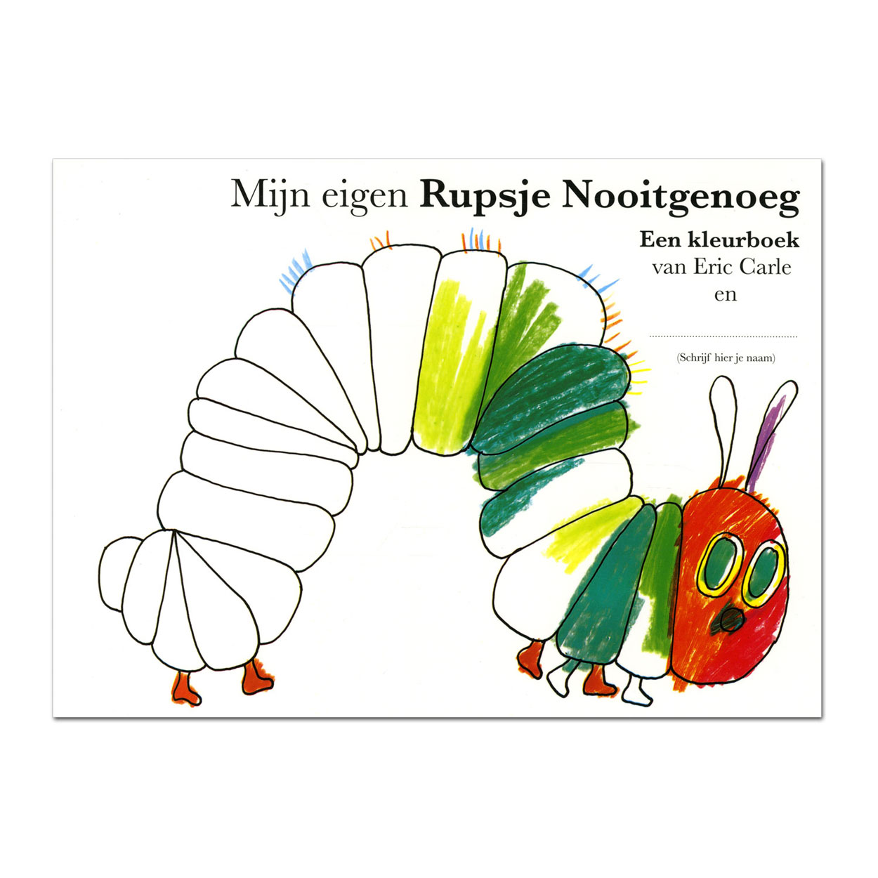 Rupsje Nooitgenoeg Prentenboek + Kleurboek