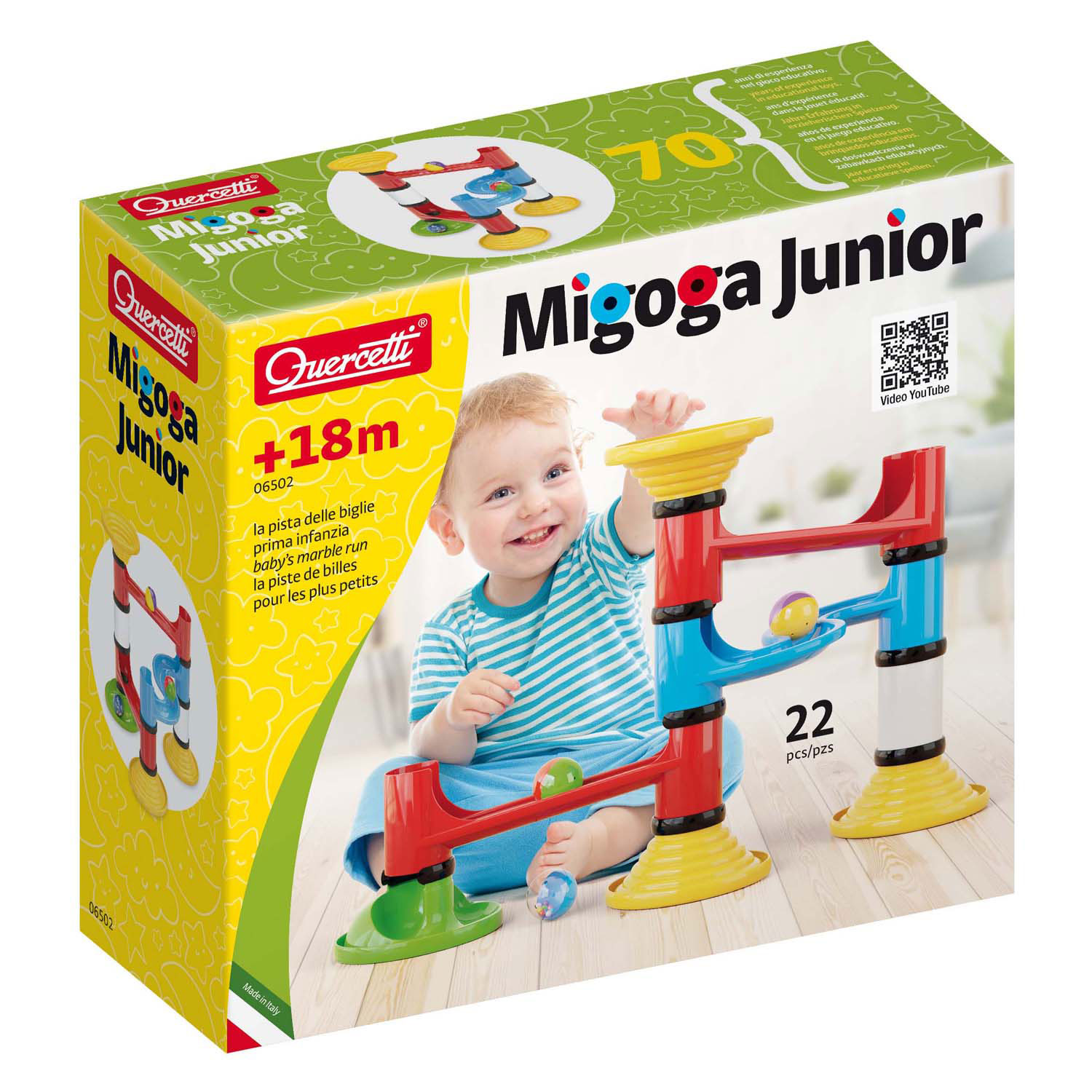 Quercetti Piste de marbre Migoga Junior, 22 pcs.