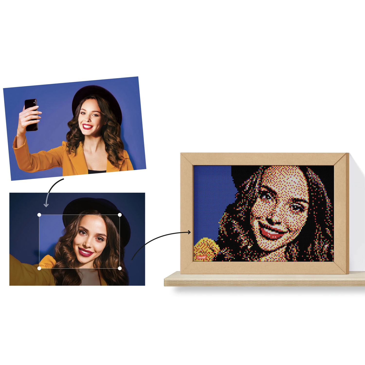 Quercetti Pixel Art Machen Sie ein Selfie