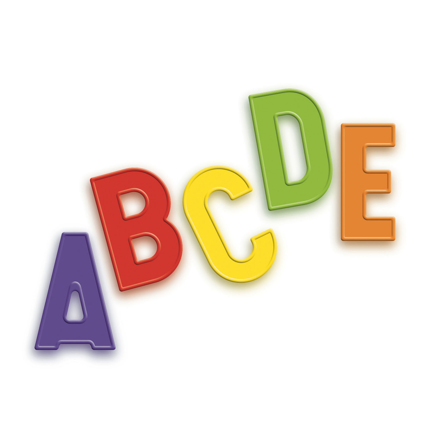 Quercetti ABC -Magnete Großbuchstaben, 48 Stück.